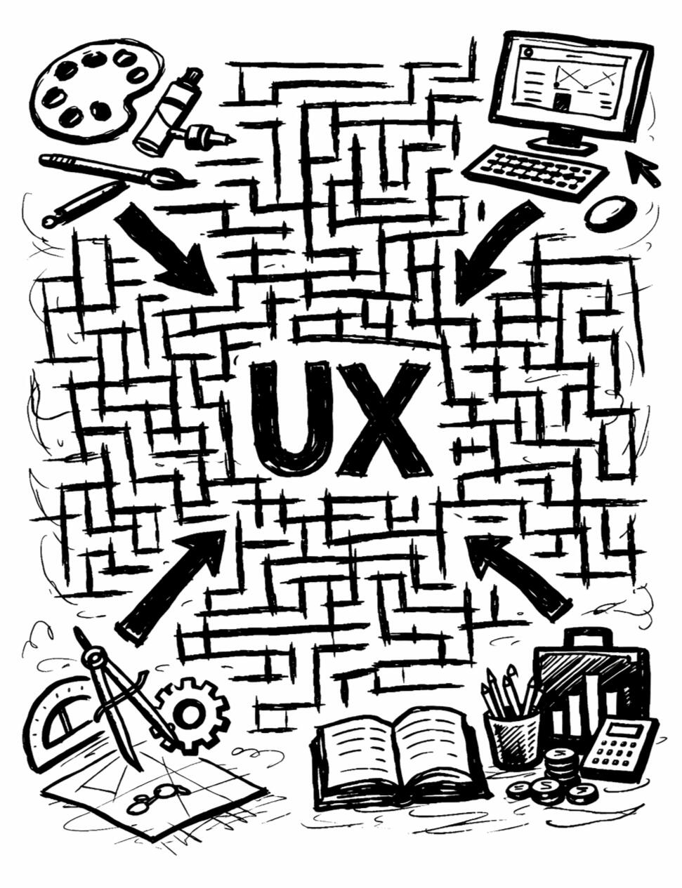 maze leading to UX